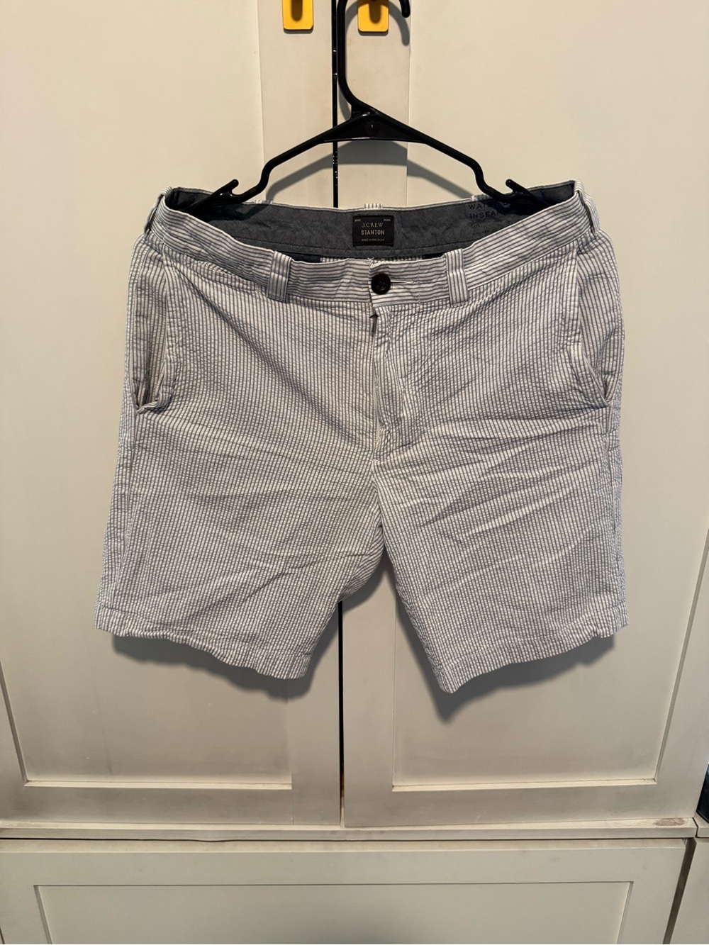 J. Crew Men's Seersucker Shorts - 29 waist, 9 inseam